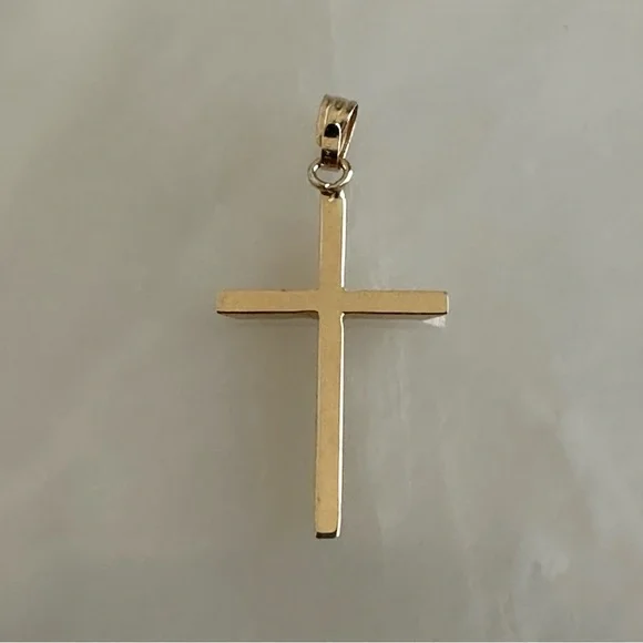 14k Solid Gold Cross - Picture 12 of 15